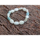 Bracelet extensible Aigue-marine naturelle