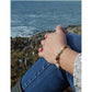 Natural Amazonite 9.6 mm tumble stone stretch bracelet - 