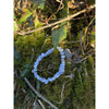 Blue Laced Agate bracelet Natural blue laced agate stretch 