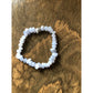 Blue Laced Agate bracelet Natural blue laced agate stretch 