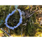 Blue Laced Agate bracelet Natural blue laced agate stretch 